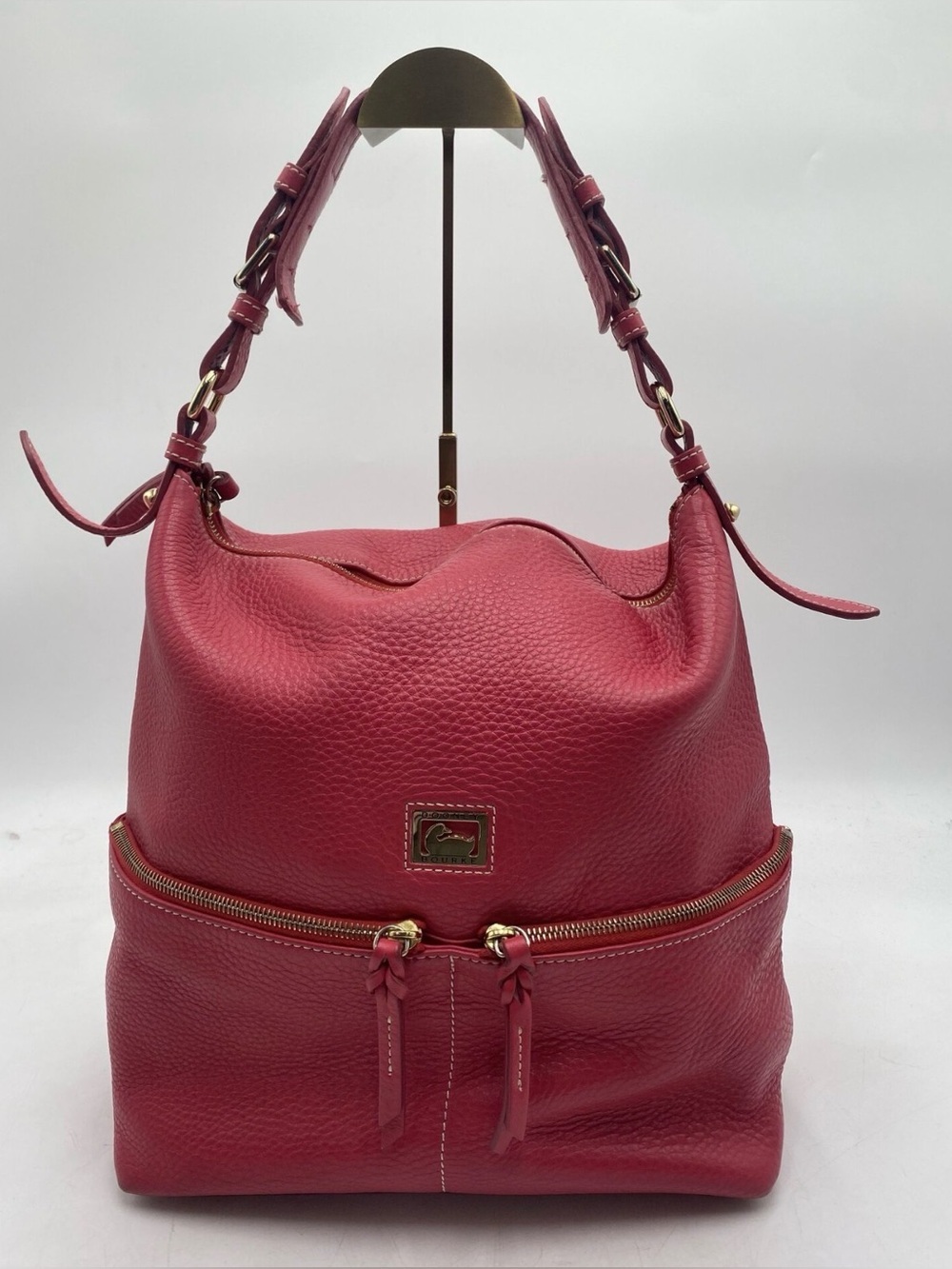 Dooney & Bourke Cherry Red Authentic Vintage Dillon Shoulder Bag